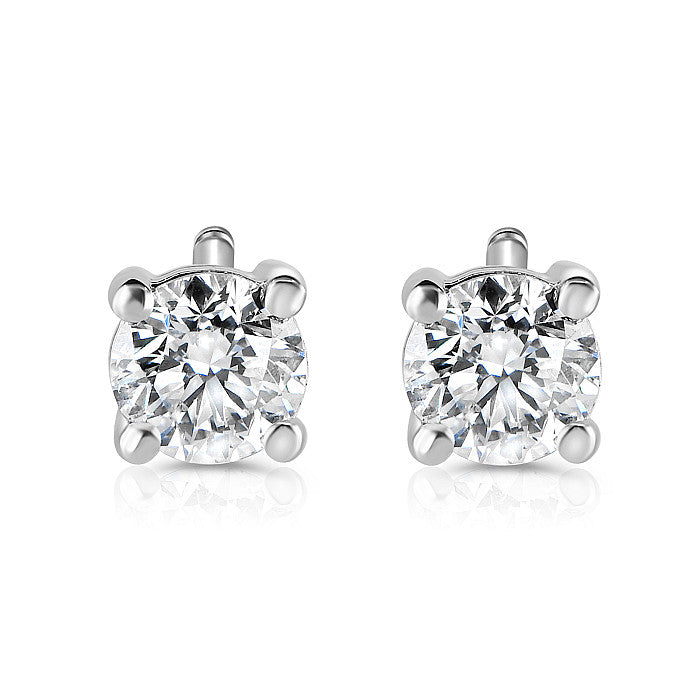 Princess Cut Diamond Stud Earring